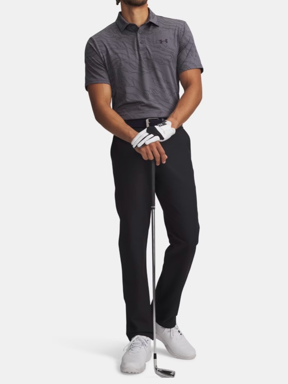 Under Armour Golf Pants sz 32x30 black Men's Match Play straight style 1248089